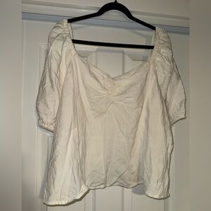 H&M Cream Women's Tunic Blouse, size XXL